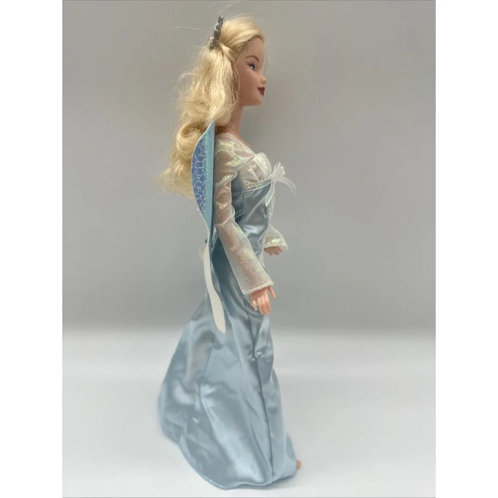 2006 Holiday Angel Barbie J0590 Mattel Blonde Doll Original Dress Wings